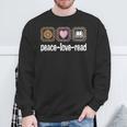 Peace Love Read Leopard Print Women Girls Kids Book Reading Sweatshirt Gifts for Old Men Peace Love Read Leopard Print Women Girls Kids Book Reading Sweatshirt Gifts for Old Men