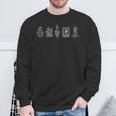 Potions Spells Book Candle Crystals Witchcore Witchcraft Sweatshirt Gifts for Old Men