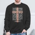 Psalm 23 The Book Of Psalms 23 Sweatshirt Gifts for Old Men Psalm 23 The Book Of Psalms 23 Sweatshirt Gifts for Old Men