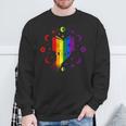 Rainbow Book With Stars And Moon Phases Gay Pride LGBT Sweatshirt Gifts for Old Men Rainbow Book With Stars And Moon Phases Gay Pride LGBT Sweatshirt Gifts for Old Men