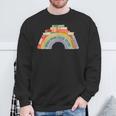 Rainbow Books Teacher Books Bring Color To Life Tee Sweatshirt Gifts for Old Men
