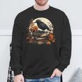 Raven Reading Book Occult Crow Sweatshirt Gifts for Old Men Raven Reading Book Occult Crow Sweatshirt Gifts for Old Men