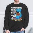 Rawrsome Bookworm Dinosaur T-Rex Book Reading Boys Sweatshirt Gifts for Old Men Rawrsome Bookworm Dinosaur T-Rex Book Reading Boys Sweatshirt Gifts for Old Men