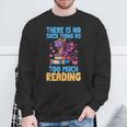 There Is No Such Thing As Too Much Reading Books Dragon Sweatshirt Gifts for Old Men There Is No Such Thing As Too Much Reading Books Dragon Sweatshirt Gifts for Old Men