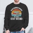 Read Banned Books Be Kind Stay Weird Sweatshirt Gifts for Old Men Read Banned Books Be Kind Stay Weird Sweatshirt Gifts for Old Men