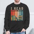 I Read Banned Books Reader Bookworm Sweatshirt Gifts for Old Men