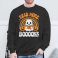 Read More Books Booooks Ghost Pumpkin Cute Teacher Halloween Sweatshirt Gifts for Old Men Read More Books Booooks Ghost Pumpkin Cute Teacher Halloween Sweatshirt Gifts for Old Men