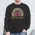 Read More Books English Teacher Rainbow Sweatshirt Gifts for Old Men