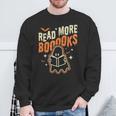 Read More Books Halloween Cute Ghost Boo Librarian Teacher For Men Women Kids Sweatshirt Gifts for Old Men