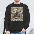 Read Books Be Kind Stay Weird Raven Tarot Reading Coffee Sweatshirt Gifts for Old Men