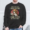 i Read Books And i Know Things Beagle Dog Reading Coffee Sweatshirt Gifts for Old Men i Read Books And i Know Things Beagle Dog Reading Coffee Sweatshirt Gifts for Old Men