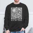 Read More Books Satan Book Leviathan Satanic Cross Devil Sweatshirt Gifts for Old Men