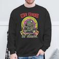 We Read At Dawn Frog Grimoire Book Sweatshirt Gifts for Old Men