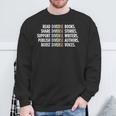 Read Diverse Books Bookish Publishing Diversity Writing Sweatshirt Gifts for Old Men