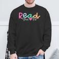 Read Your Heart Out Reading Librarian Book Across America Sweatshirt Gifts for Old Men