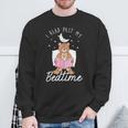 Read Past Bedtime Books Reader Book Reading Bookworm Author Sweatshirt Gifts for Old Men
