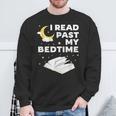 I Read Past My Bedtime Shirts For Book Reader Sweatshirt Gifts for Old Men