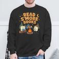 Read S'More Books Camping Outdoors Travel Campfire Smores Sweatshirt Gifts for Old Men