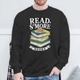 Read S'More Books Marshmallow Reading Smores Sweatshirt Gifts for Old Men