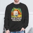 Read S'More Books Pun Camping Nature Lover Sweatshirt Gifts for Old Men