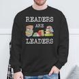 Readers Are Leaders Books Shirt Reading Teacher Librarian Sweatshirt Gifts for Old Men Readers Are Leaders Books Shirt Reading Teacher Librarian Sweatshirt Gifts for Old Men
