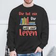 Reading Book Library Literature T-Shirt Sweatshirt Gifts for Old Men