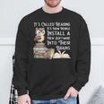 Reading Books Stimulates The Imagination Software For Brains Sweatshirt Gifts for Old Men Reading Books Stimulates The Imagination Software For Brains Sweatshirt Gifts for Old Men