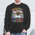 Reading Colors Our World Rainbow Books Kids Sweatshirt Gifts for Old Men Reading Colors Our World Rainbow Books Kids Sweatshirt Gifts for Old Men