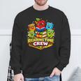 Reading Crew Teacher Literacy Classroom Book Sweatshirt Gifts for Old Men