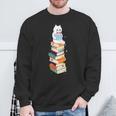 Reading Cute Cat Read Colorful Books Reader Women Men Kids Sweatshirt Gifts for Old Men Reading Cute Cat Read Colorful Books Reader Women Men Kids Sweatshirt Gifts for Old Men