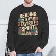 Reading Is My Favorite Sport Book Lover Reader Sweatshirt Gifts for Old Men Reading Is My Favorite Sport Book Lover Reader Sweatshirt Gifts for Old Men