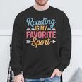 Reading Is My Favorite Sport Book Lover Saying Sweatshirt Gifts for Old Men Reading Is My Favorite Sport Book Lover Saying Sweatshirt Gifts for Old Men