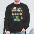 Reading Is My Favorite Sport Colorful Books Readers Teachers Sweatshirt Gifts for Old Men Reading Is My Favorite Sport Colorful Books Readers Teachers Sweatshirt Gifts for Old Men