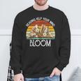 Reading Helps Your Mind Bloom Book Reading Book Lover Sweatshirt Gifts for Old Men