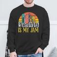 Reading Is My Jam Bookworm Book Reading Sweatshirt Gifts for Old Men Reading Is My Jam Bookworm Book Reading Sweatshirt Gifts for Old Men
