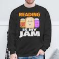 READING IS MY JAM Shirt I Love To Read Books Sweatshirt Gifts for Old Men READING IS MY JAM Shirt I Love To Read Books Sweatshirt Gifts for Old Men