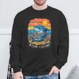 Reading Is Jawsome Shark Book Lover Ocean Tales Sweatshirt Gifts for Old Men