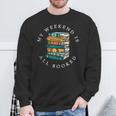 Reading Lover Book Quotes My Weekend Is All Booked Sweatshirt Gifts for Old Men