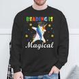 Reading Is Magical Book Lover Unicorn Student Teacher For Men Women Kids Sweatshirt Gifts for Old Men