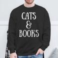 Reading Quote Cats & Books Reader Librarian Cat Mom Kitten Sweatshirt Gifts for Old Men Reading Quote Cats & Books Reader Librarian Cat Mom Kitten Sweatshirt Gifts for Old Men