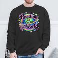 Reading Is Out Of This World Space Books Lover Kid Boy Sweatshirt Gifts for Old Men