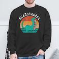 Readosaurus Reading Book Dino Fossils Dinsosaur Sweatshirt Gifts for Old Men