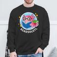 Readsolotl Axolotl Reading Book Sweatshirt Gifts for Old Men