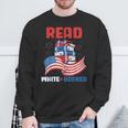 Red And Booked 4th Of July Patriotic Book Lover Art Sweatshirt Gifts for Old Men Red And Booked 4th Of July Patriotic Book Lover Art Sweatshirt Gifts for Old Men