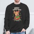 Reindeer Merry Christmas Books Matching Men Women Kids Sweatshirt Gifts for Old Men