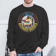 Retro American Flag I Read Banned Books Women Men Sweatshirt Gifts for Old Men