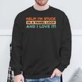 Retro Graphic Novels Art Superheroes Vintage Comic Books Sweatshirt Gifts for Old Men