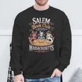 Retro Salem Book Club Bookish Witchy Spooky Halloween Sweatshirt Gifts for Old Men