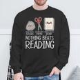 Rock Paper Scissors Nothing Beats Reading Book Lover Humor Sweatshirt Gifts for Old Men Rock Paper Scissors Nothing Beats Reading Book Lover Humor Sweatshirt Gifts for Old Men
