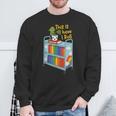 This Is How I Roll Rainbow Book Cart Queer Bookish Sweatshirt Gifts for Old Men This Is How I Roll Rainbow Book Cart Queer Bookish Sweatshirt Gifts for Old Men